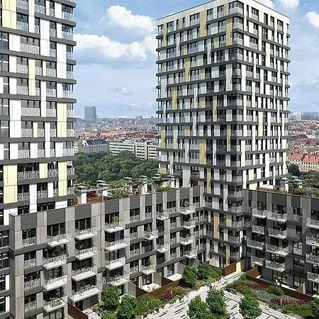 Garden Tower Studio Apartamento Praga